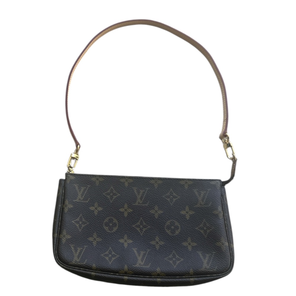 Louis Vuitton Classic Brown Monogram Pouch/Shoulder Bag - Picture 2 of 12